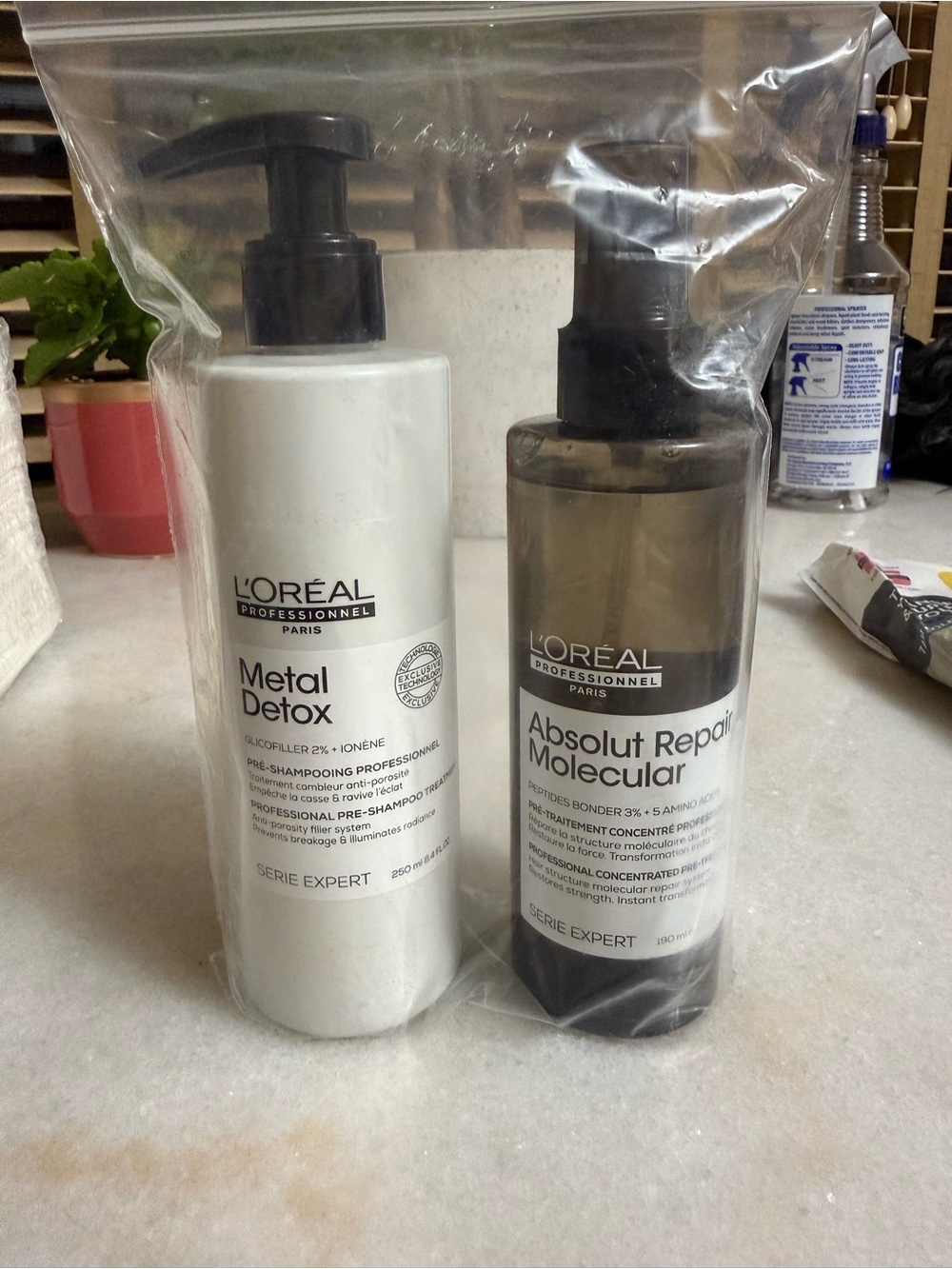 L'Oréal Professionnel Metal Detox + Absolut Repair Duo - brand new